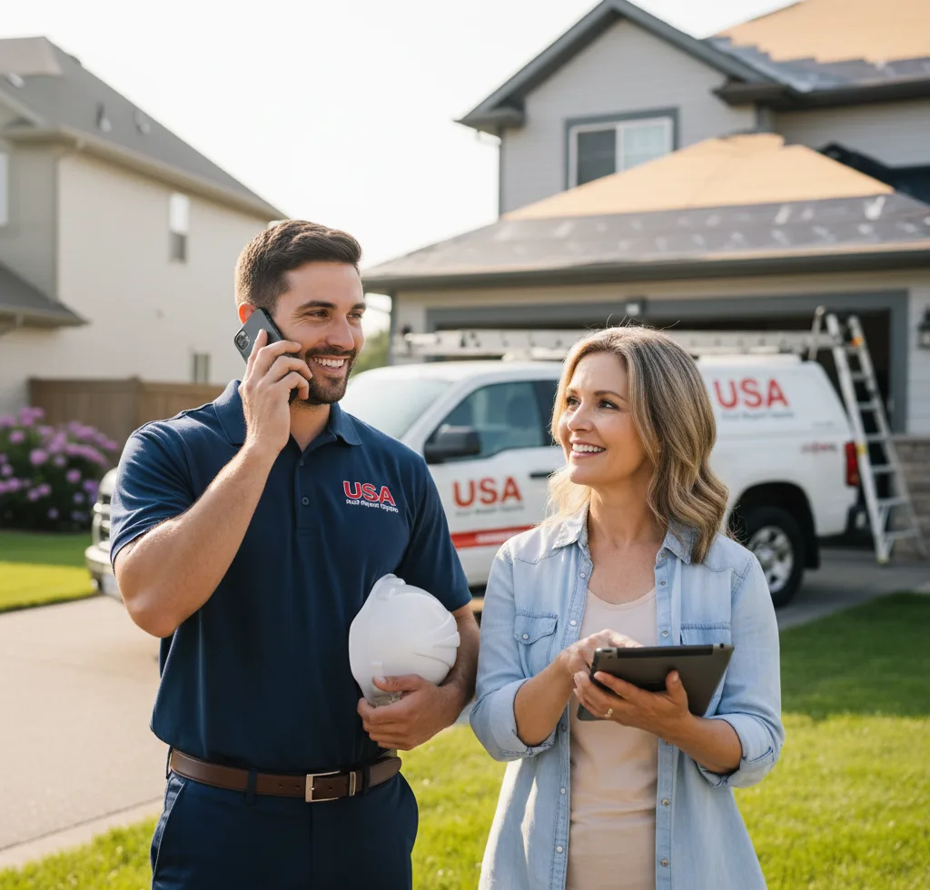 USA Roof Repair Experts customer support in West Sand Lake